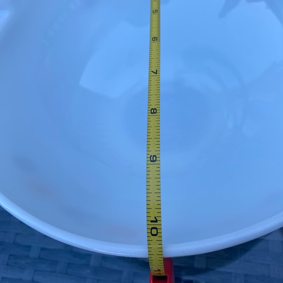 VINTAGE LARGE Pyrex Town and Country Brown HEX Cinderella Mixing Bowl #444 - Picture 7 of 9